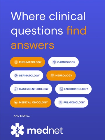 Mednet | Physician Q&A iPad screenshot