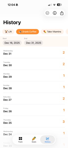 Carrot - Habit Builder Screenshot 4 of 6