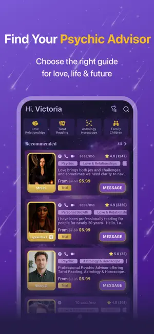 MyStar: Live Psychic & Tarot screenshot 2