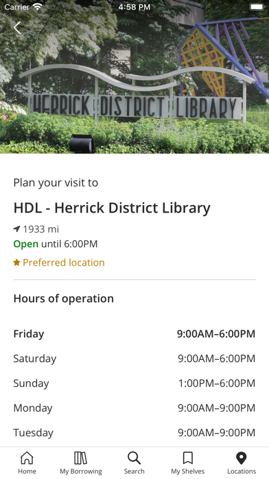 Lakeland Library Screenshot