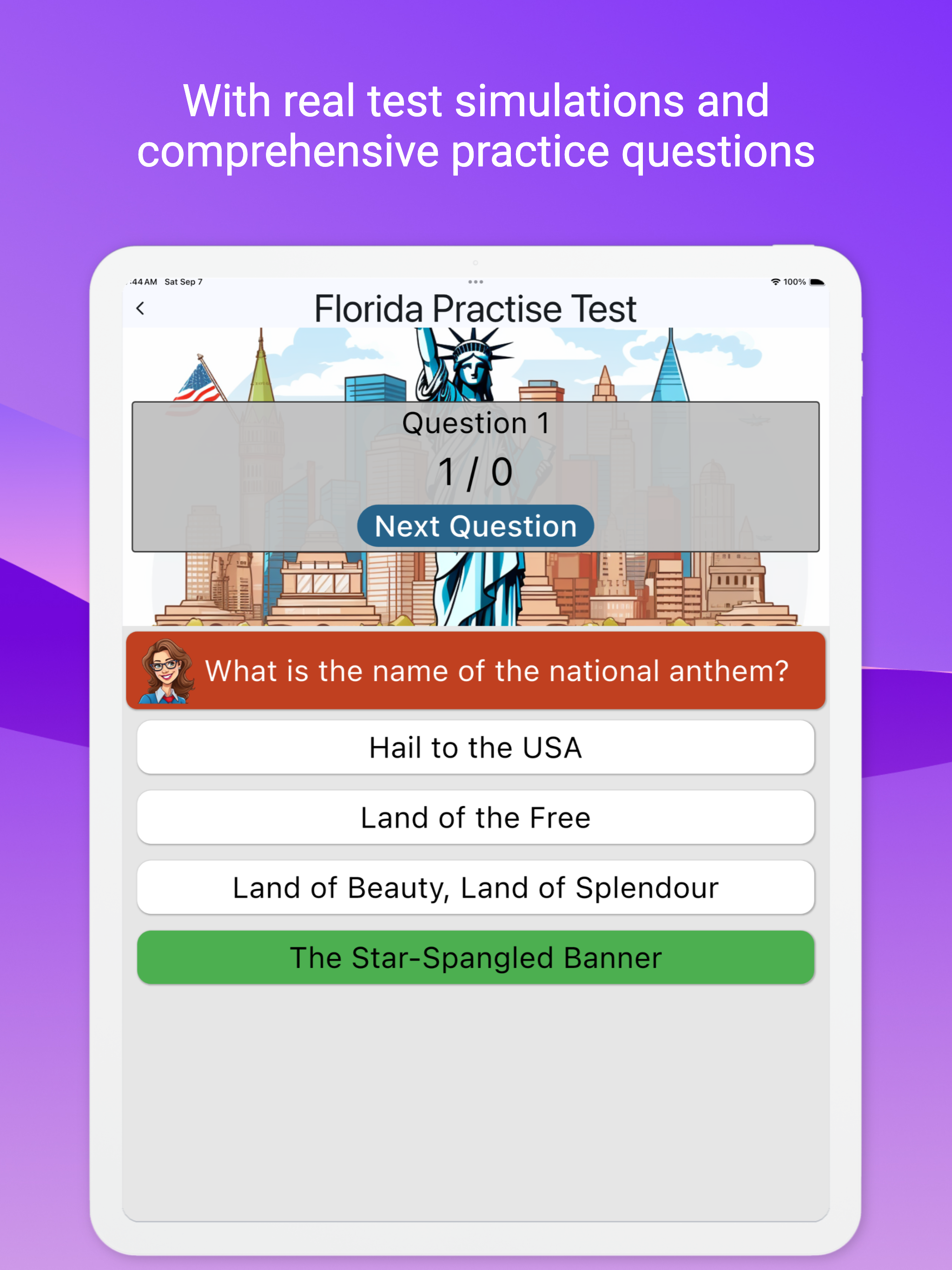 USCIS Civics Test Tutor
