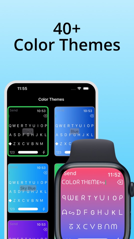 #3. WatchType - Watch Keyboard (iOS) 由: Bitsbaker LLC.