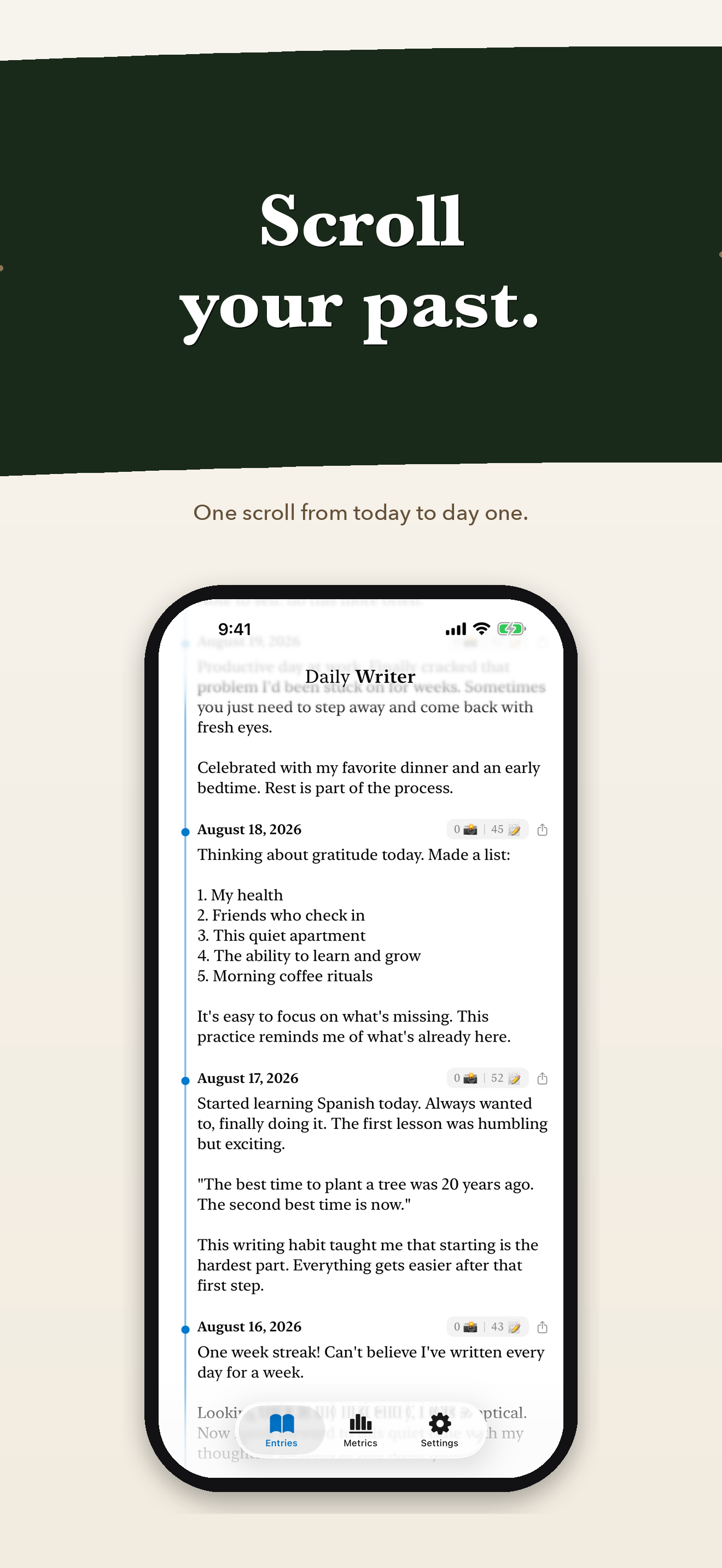 Prolific: Write Every Day screenshot 4