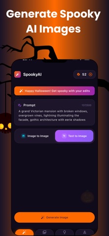 SpookyAI: Halloween Image Gen screenshot