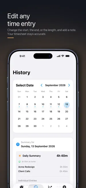Chroni: Track & Bill Hours screenshot 4