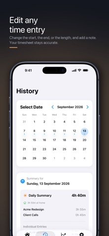 Chroni: Track & Bill Hours screenshot