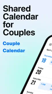 couple calendar: joint, shared iphone screenshot 1