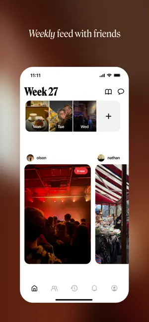 Retro — Photos with Friends iPhone screenshot 1