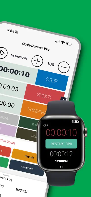 Code Runner Pro: CPR Timer screenshot 2 of 8