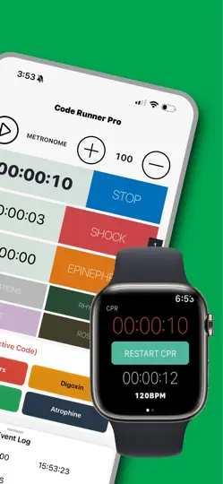 Code Runner Pro: CPR Timer iPhone Screenshot 2