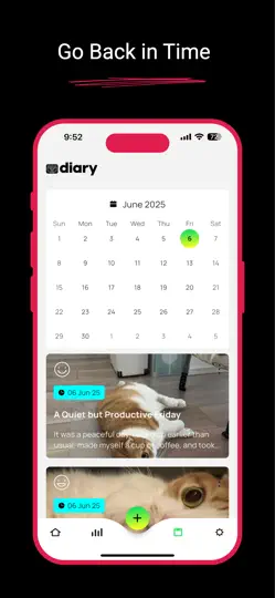 Скриншот GX Diary на iPhone 4