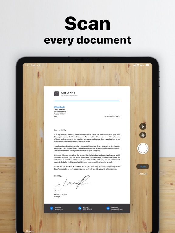 Scanner Air - Scan Documents