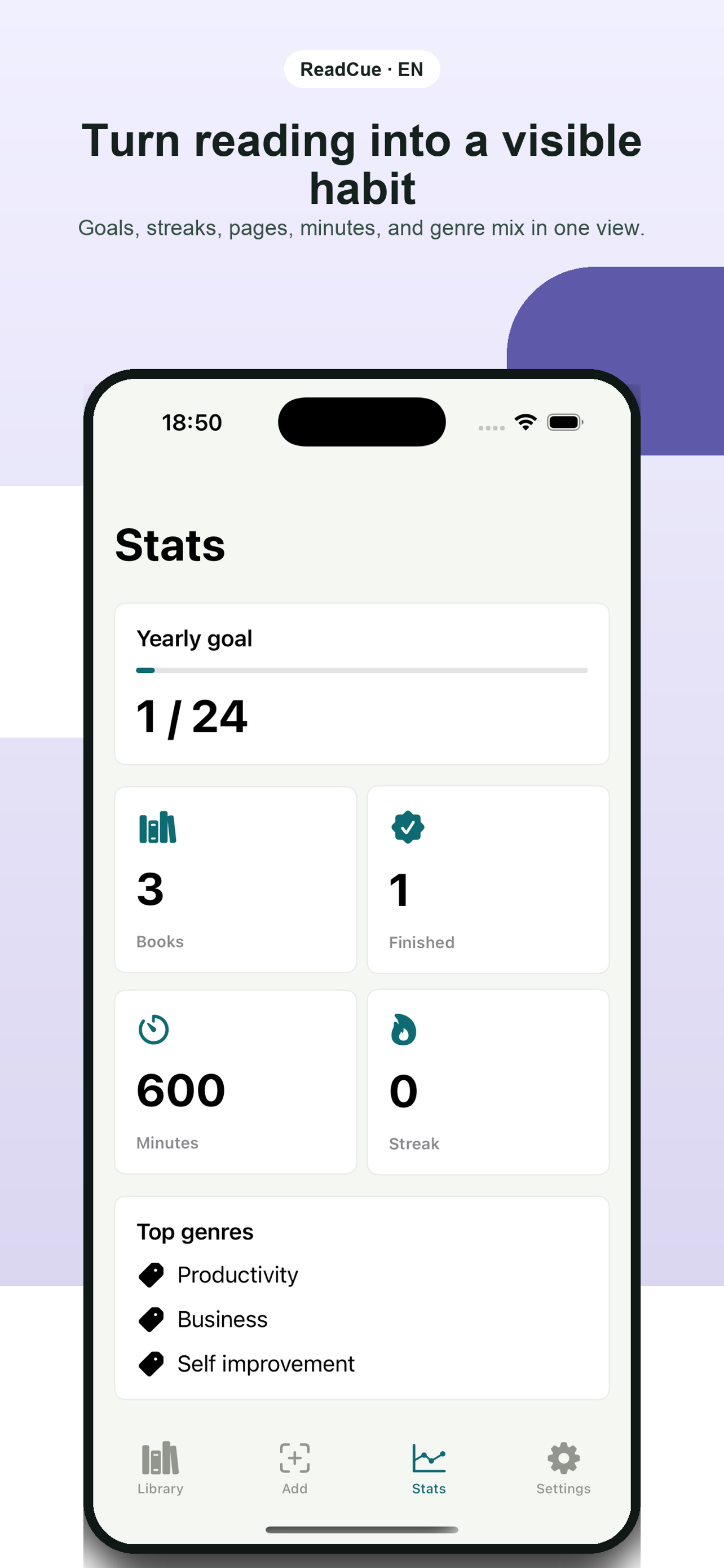 Book Tracker: ReadCue screenshot 3