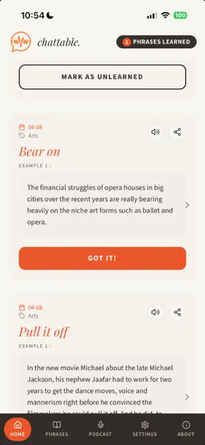 Chattable English screenshot 1