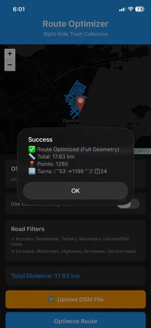 CPP route optimizer screenshot 1