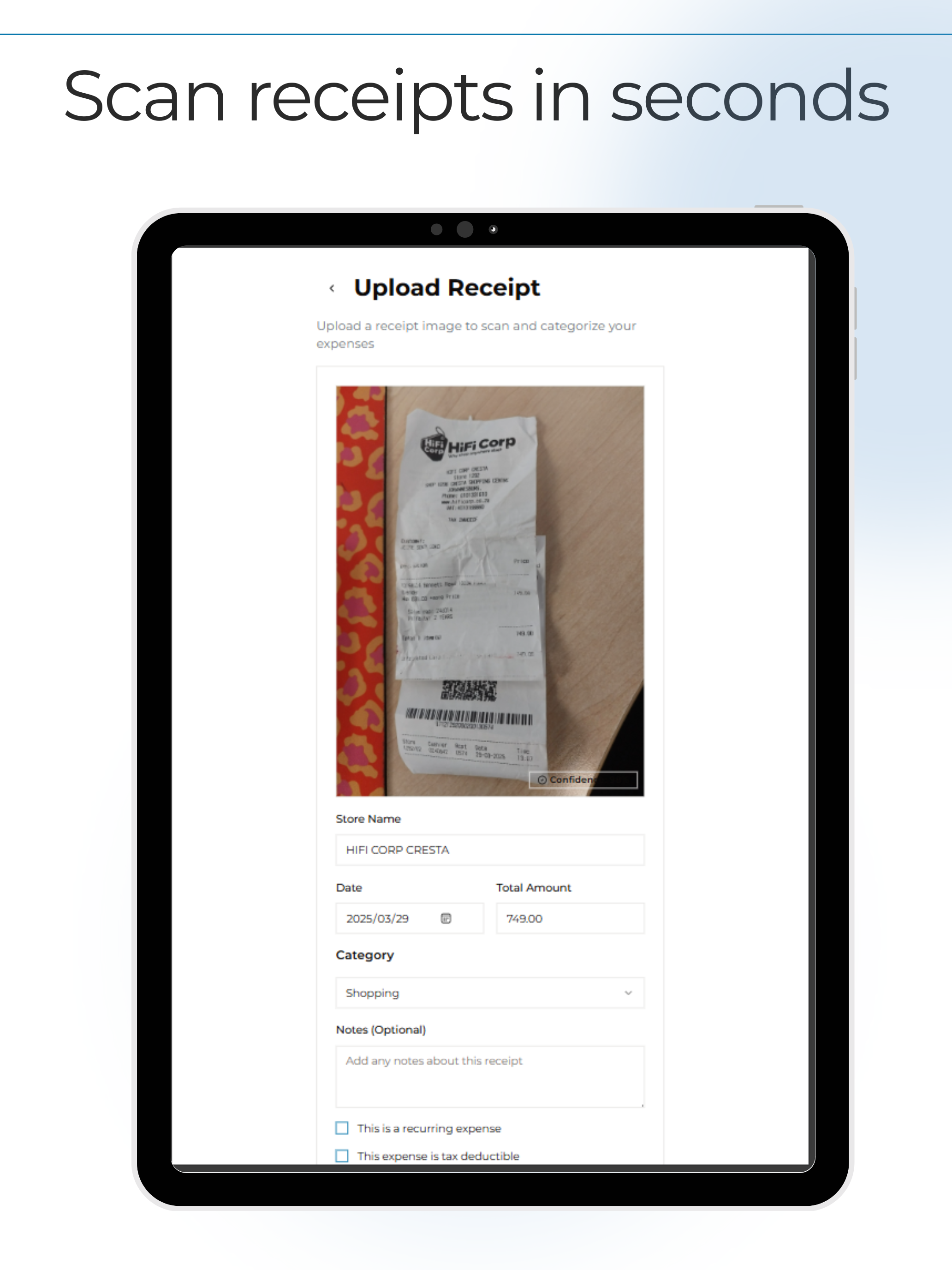 Simple Slips -Receipts & Admin screenshot 11
