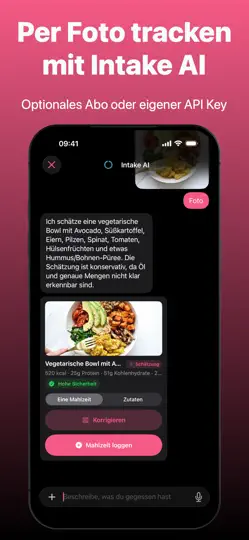 Screenshot von Intake: Kalorienzähler & Diät auf dem iPhone 3