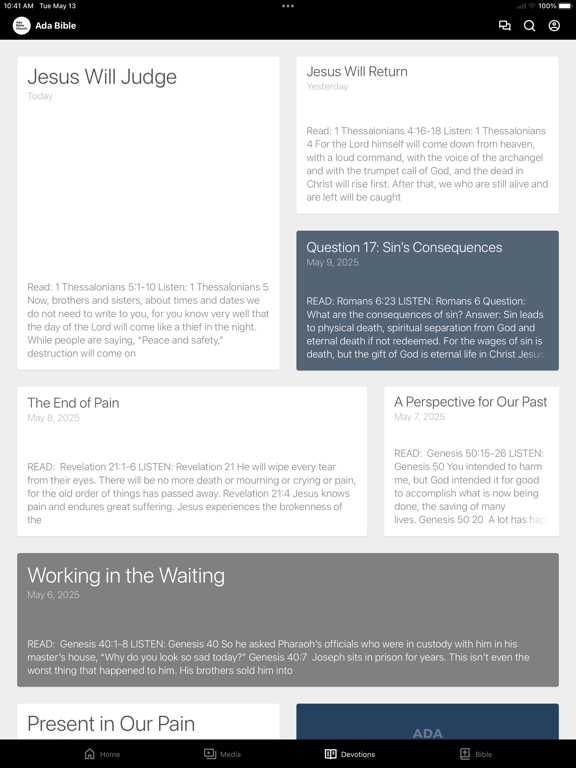 Screenshot #6 pour Ada Bible Church App