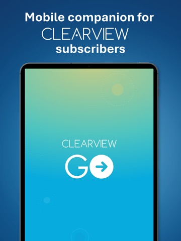 CLEARVIEW Go iPad screenshot 1