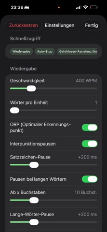 RaSiVoP: Schnelllesen & OCR Screenshot 2 of 9