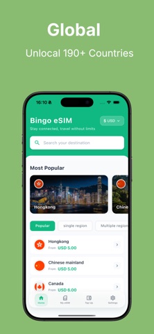 Bingo eSIM Screenshot 1 of 4