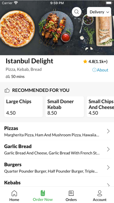 Istanbul DelightGreat Yarmouth Screenshot