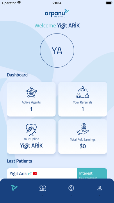 Arpanu Referral Screenshot