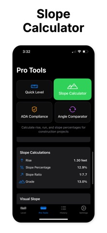 Level Tool - Angle Measure iPhone screenshot