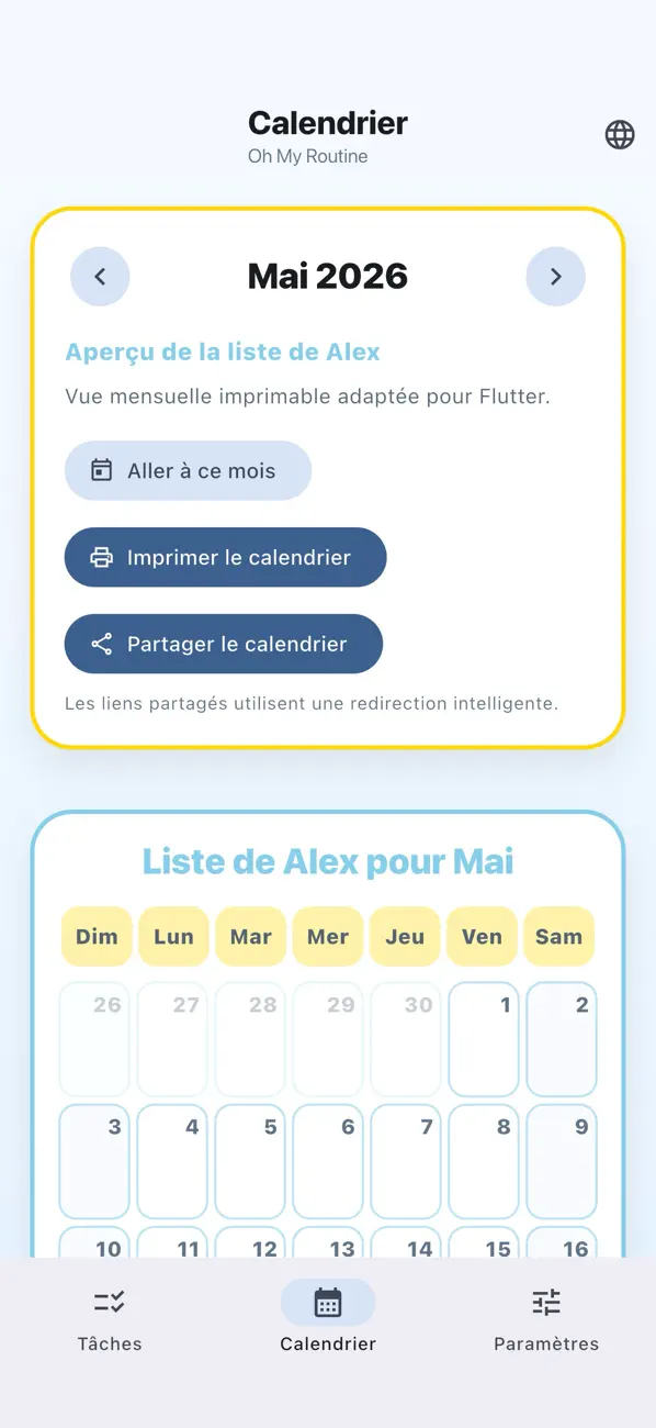 Screenshot #2 pour Oh My Routine