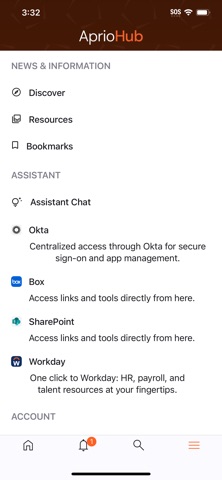 The Aprio Hub  screenshot