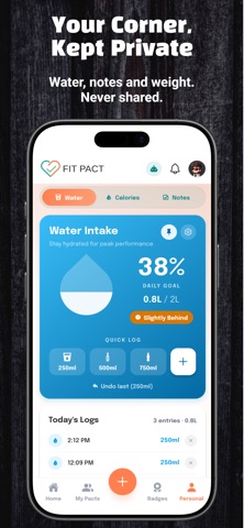 FIT PACT: Calorie AI & Habits iPhone screenshot