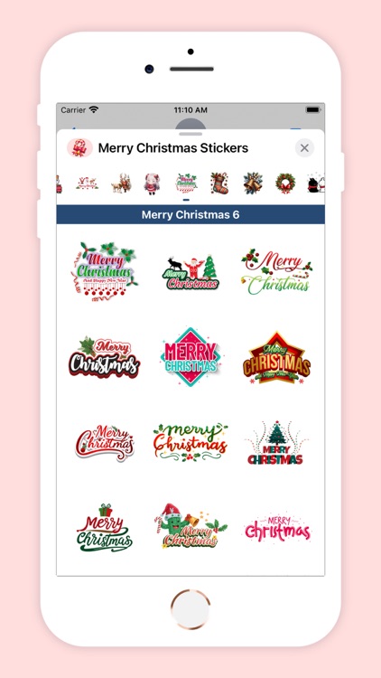 Merry Christmas iStickers