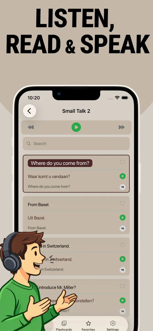 Screenshot #3 pour Learn Dutch - Lentil