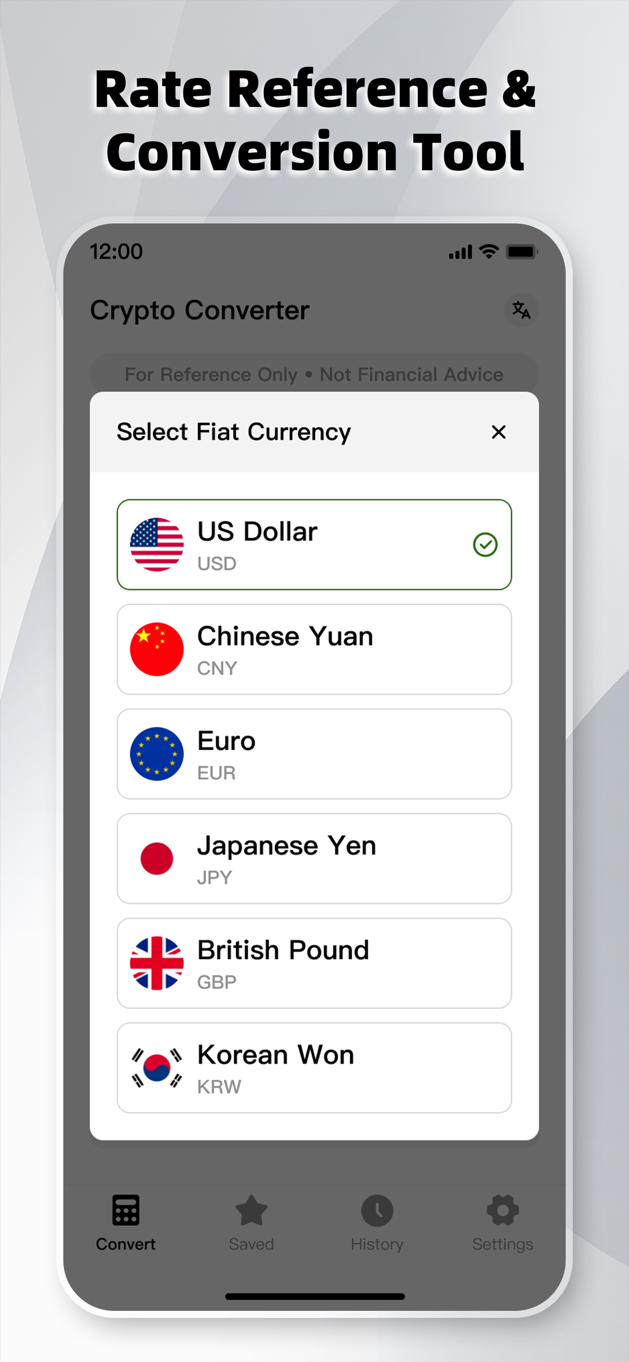 Crypto Converter : Unit Tool
