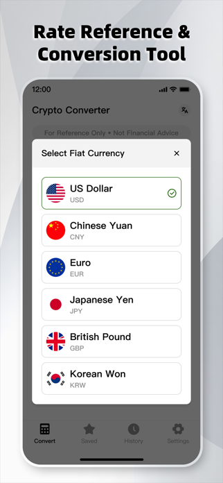 Crypto Converter : Unit Tool Screenshot 3 of 3