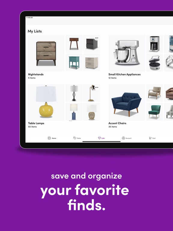 Wayfair – Shop All Things Home iPad screenshot 6 - Shopping app