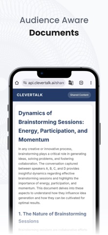 CleverTalk – AI Recorder screenshot