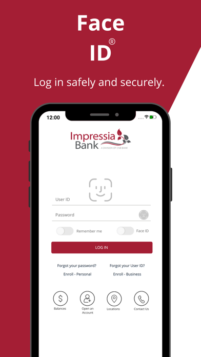 Impressia Bank goMobile Screenshot
