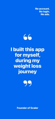 Weight Loss Tracker - Scaler iPhone screenshot