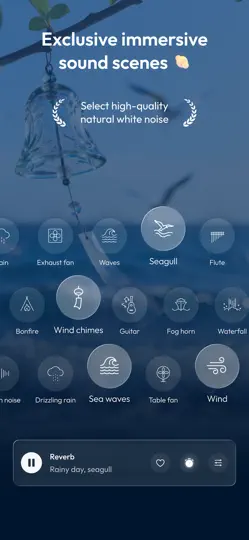 Captura de pantalla de MindSoothe en iPhone 5