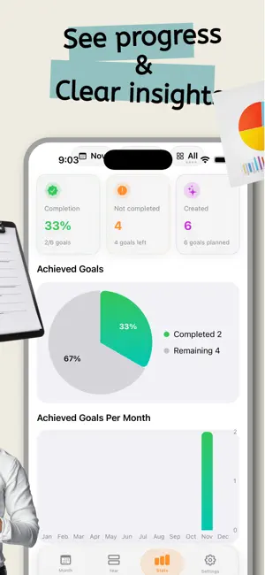 Yarimo - Goals & Habit Planner screenshot 3