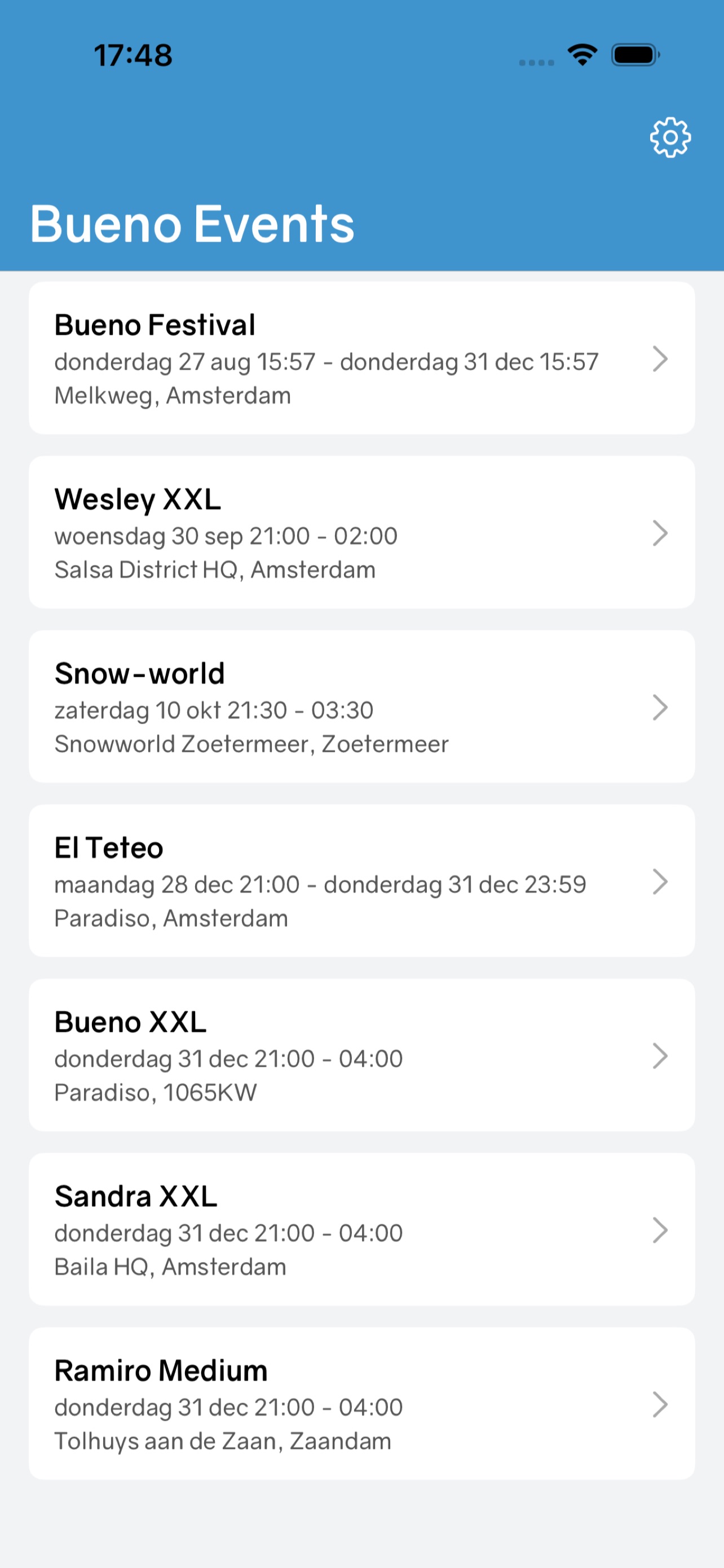 Screenshot 4 of Bueno Events