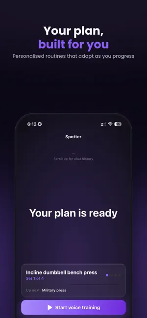 Spotter - AI personal trainer screenshot 4