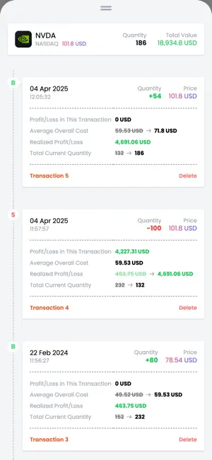Portfolio Tracker - Pro screenshot 4