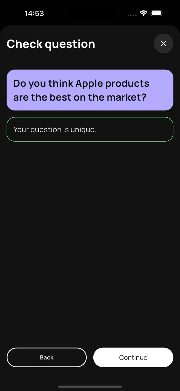 iPhone screenshot