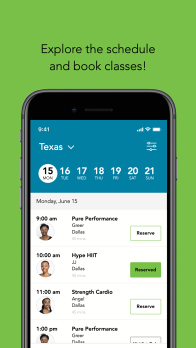 PureNRG Cycle iPhone screenshot 3 - Health & Fitness app