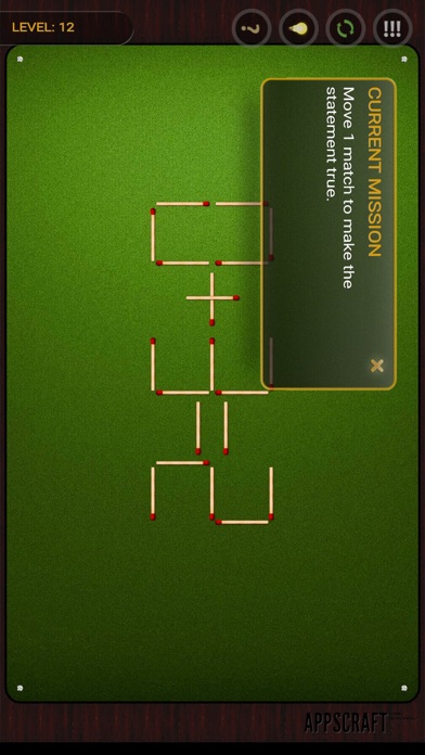 Matchstick Logical Puzzle Screenshot
