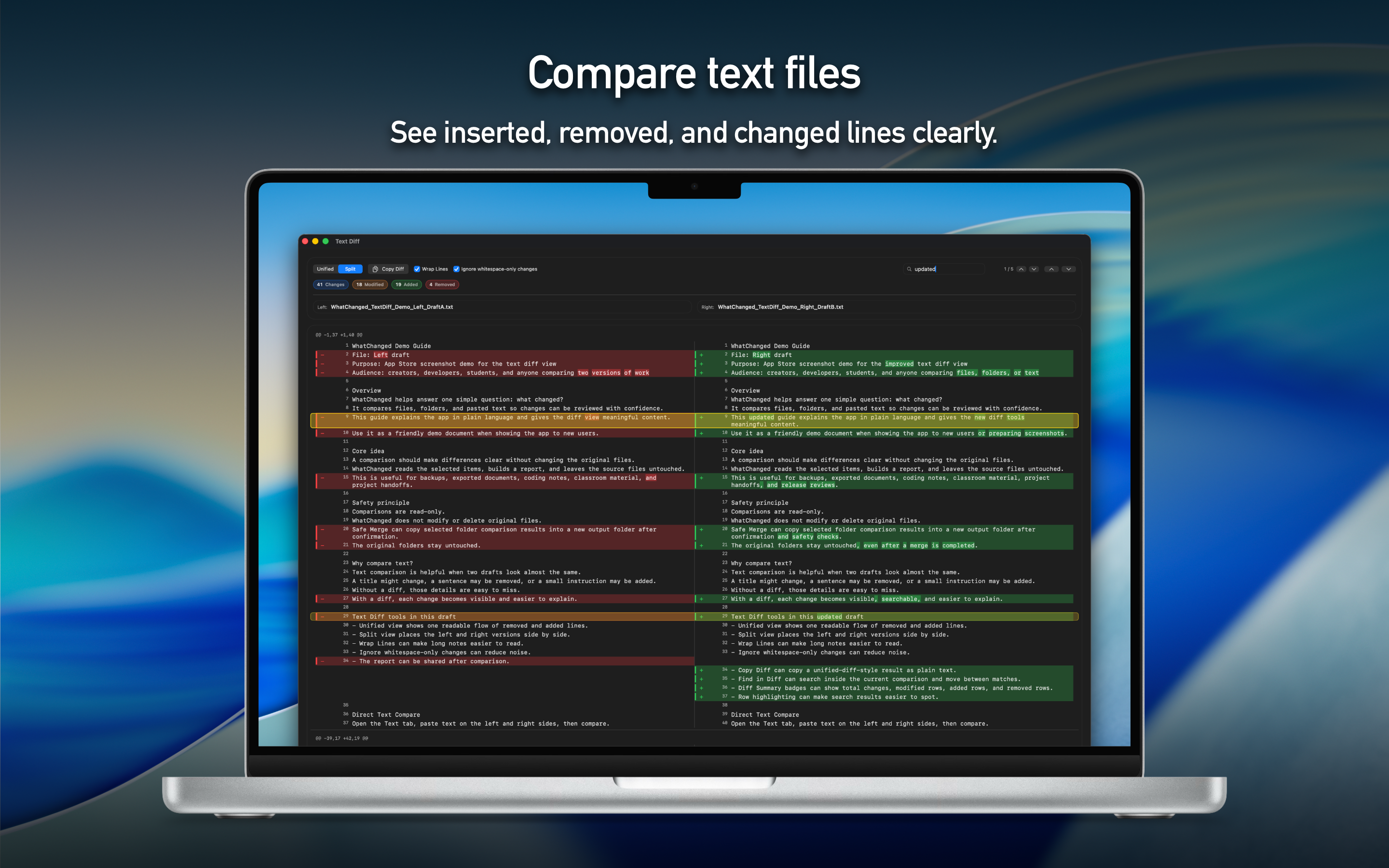 WhatChanged – Folder Compare screenshot 18