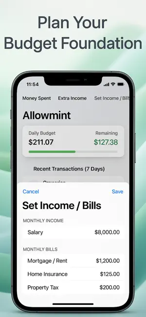 Daily Budget App: Allowmint screenshot 2