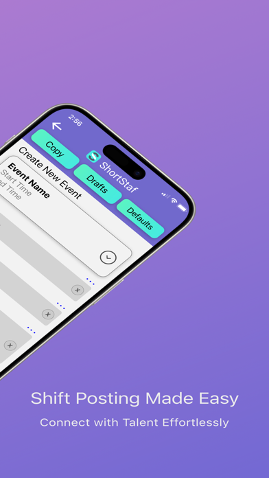 ShortStaf: On Demand Staff Screenshot